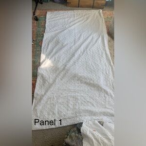 Ballard Designs French knot Set of 4 drapery panels